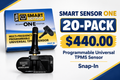 Xtra Seal TPMS 17-43041  Smart Sensor Multi Frequency Snap In 20 Pack