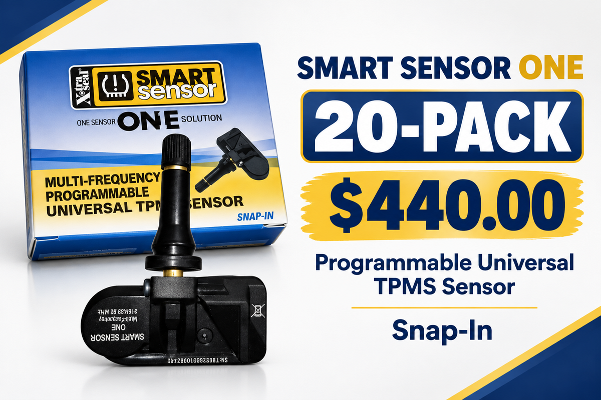 Xtra Seal TPMS 17-43041  Smart Sensor Multi Frequency Snap In 20 Pack