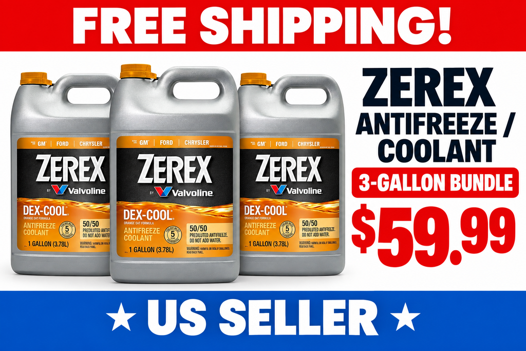 Zerex Antifreeze/Coolant - 3 Gallon Bundle - 50-50 Dexcool